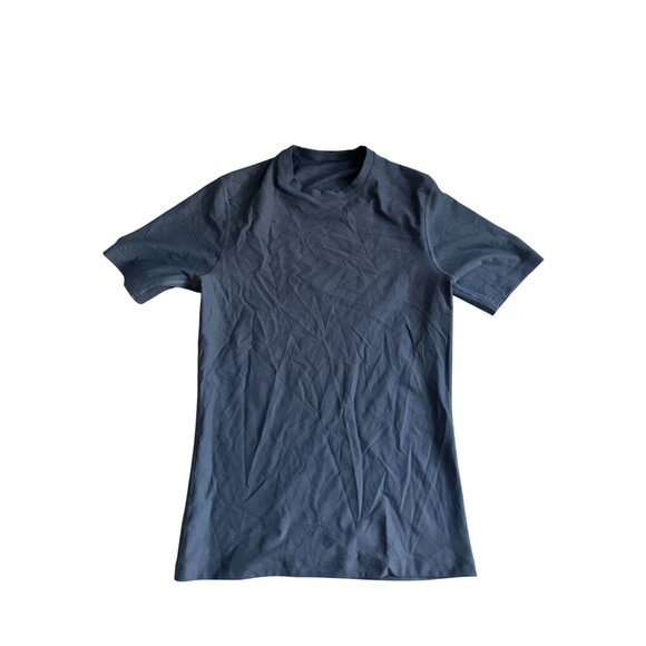 LULULEMON Men's Blue Gray Tech T Shirt Size Medium - Picture 5 of 10